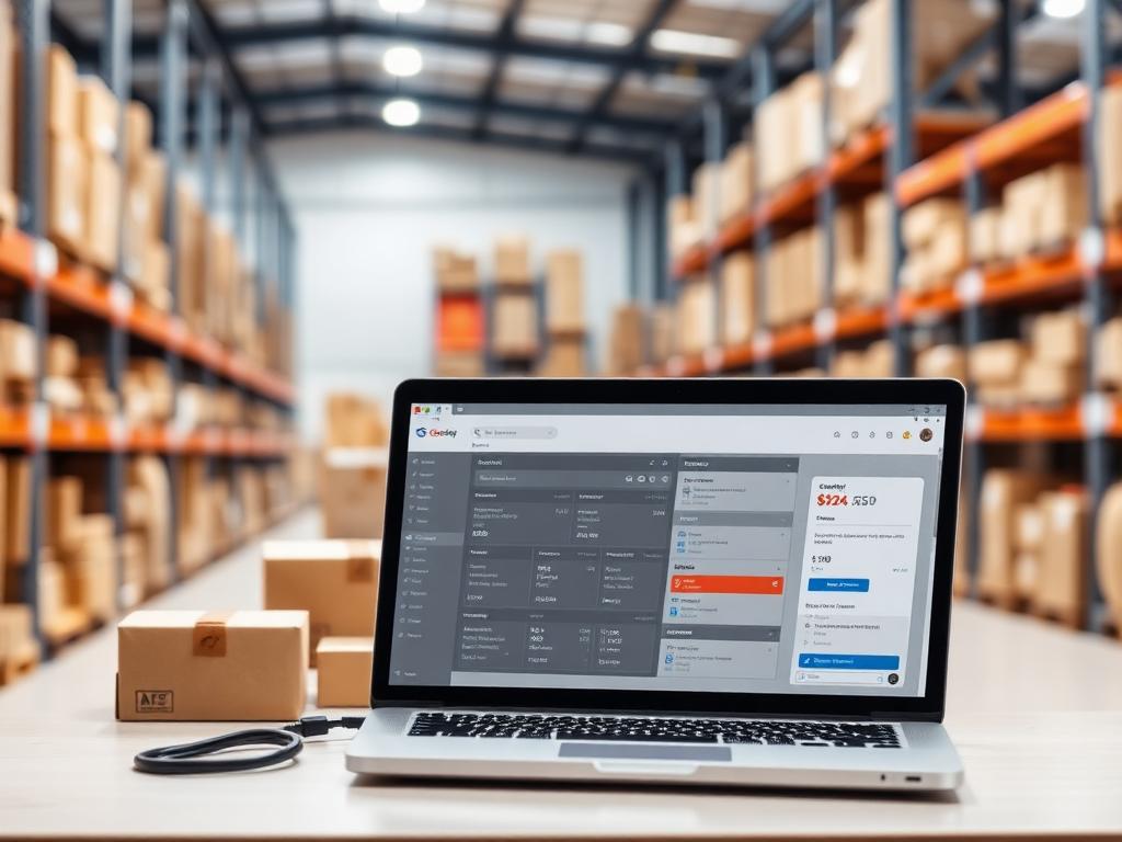 Ecommerce support dashboard showing order lookups and chat replies