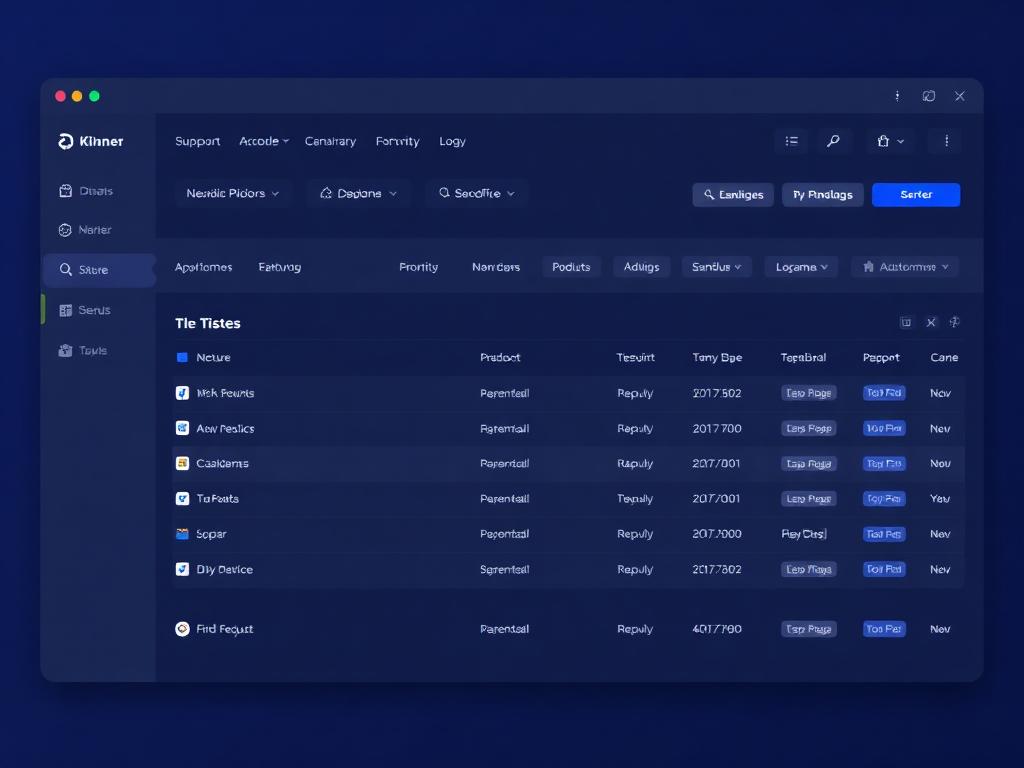 SaaS support queue dashboard showing triaged tickets by priority