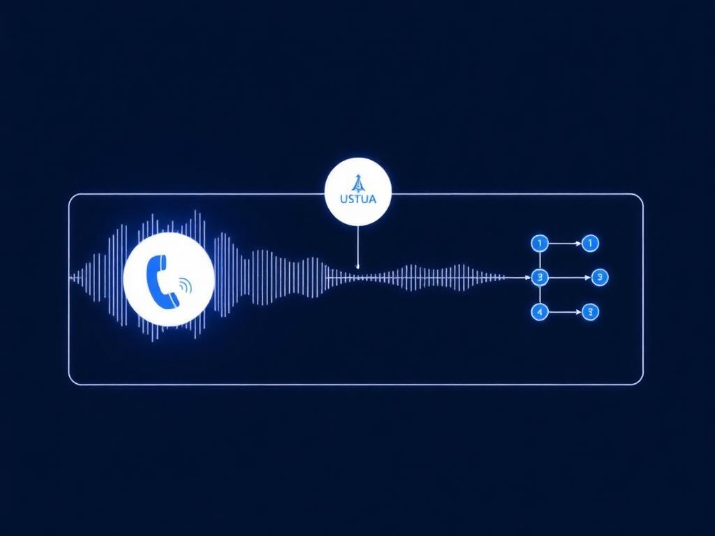 Voice infrastructure diagram showing telephony routing and speech pipeline